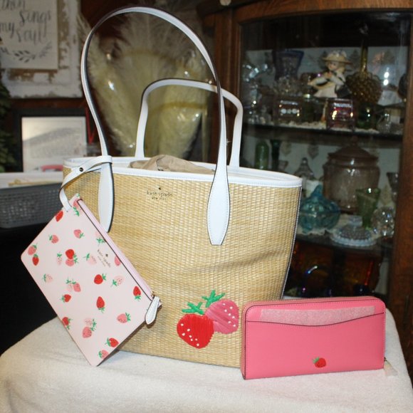 kate spade Bags Nwts Kate Spade Picnic In The Park Tote Pouch And Wallet Darling Poshmark